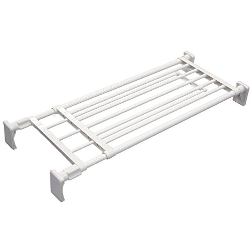 平安伸銅工業 HEIAN SHINDO つっぱり棚 超強力ワイド ホワイト 取付幅75~120cm 耐荷重60-40kg RA-11