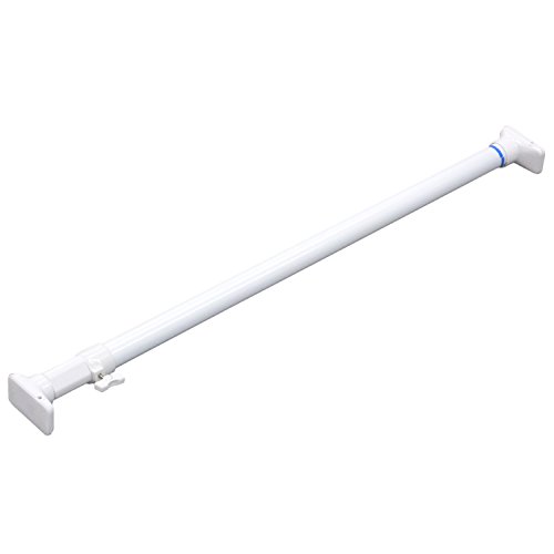 HEIAN SHINDO つっぱり棒 ジャッキ式超強力タイプ ホワイト 幅75~120cm 耐荷重50~30kg パイプ直径3cm R..
