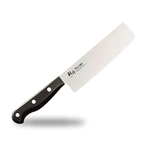 下村工業 日本製 [ 村斗 Slim ] 菜切 165mm モリブデンバナジウム鋼 食洗器対応 MSL-105 新潟 燕三条製 黒