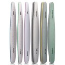 HappyHome ネイルファイル 爪やすり 6本セット 爪磨き 両面タイプ ゼブラファイル #150#180#240 スポンジバッファー 100/180 220/280 シャイナー 1000/4000