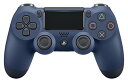 【純正品】ワイヤレスコントローラー (DUALSHOCK 4) ミッドナイト・ブルー (CUH-ZCT2J22)