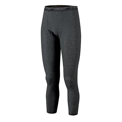 おたふく手袋 冬用インナー ロングタイツ [発熱 保温 前開き メンズ] JW-161 モクグレー M