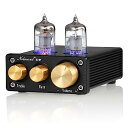Nobsound NS-10P ミニ Hi-Fi AUX 真空管プリアンプ ヘッドホンアンプ ライン プリアンプ トレブル ベース