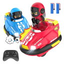 DEERC ラジコン 車 ラジコンカー 子供向け おもちゃ rcカー リモコンカー 子供ラジコン リモコン バンパーカー 対戦モード LEDライト 音效付き 2.4GHz 操作時間50分 耐衝撃 360 °回転 高低速切替