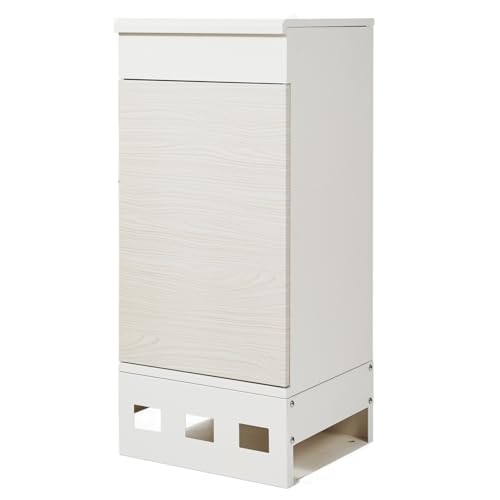 ガーデンマスター(Gardenmaster) 宅配ボックス 上開きタイプ 大容量 盗難防止用ワイヤー・南京錠付き ..