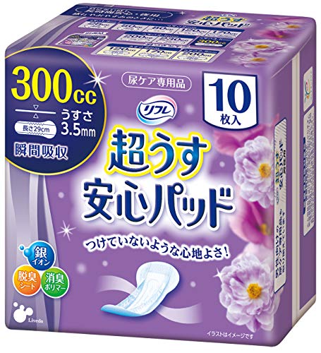 リフレ 超うす安心パッド 300cc 10枚入