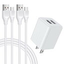 ANNIBER USB急速充電器 USB Type Cケーブル ACアダプター タイプCケーブル アンドロイドスマホ充電器 急速充電ケーブル USB電源アダプタ...