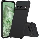 Google Pixel 8a ケース TPU シリコン ブラック (四隅がエアクッション構造 カバー ケース) 薄型 グーグル ピクセル 8a ケース カメラ...