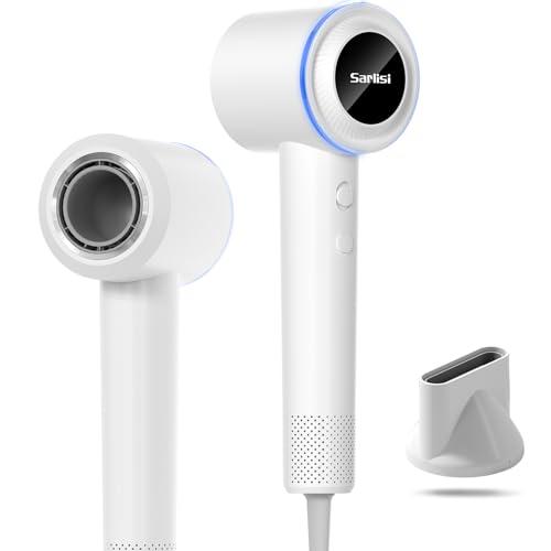 Sarlisi ドライヤー 大風量 ヘアドライヤー 【2億高濃度マイナスイオン サロン級】高速ドライヤー 速乾 3段階風温 2段階風速 2.4m³/分...