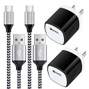 【USB充電器*2個+type cケーブル*2本(1.8M+0.9m)】 usb コンセント タイプCケーブル Ailkin スマホ充電器 type-c充電器 ...