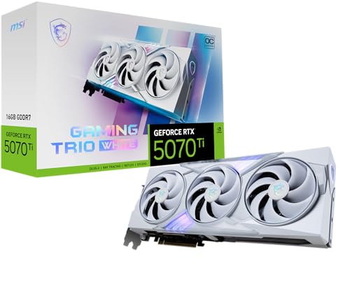 MSI GeForce RTX 5070 Ti 16G GAMING TRIO OC WHITE グラフィックスボード VD9040