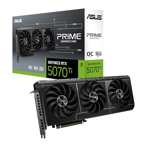 ASUS NVIDIA GeForce RTX 5070Ti ビデオカード 16GB GDDR7 PCI Express 5.0 / PRIME-RTX5070TI-O16G 国内正規代理店品