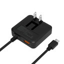 Type-C 急速充電器 PD20W&QC3.0 ケーブル一体型 USB充電器 合計3.4A(薄型&1USBポート&1.5mType-Cケーブル&折りたたみ式プ...