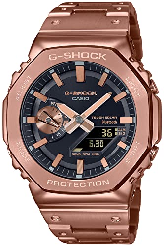 G-SHOCK [カシオ] 腕時計 ジーショック 【国内正規品】 Bluetooth 搭載 フルメタル ソーラー GM-B2100GD-5AJF メンズ ローズゴールド