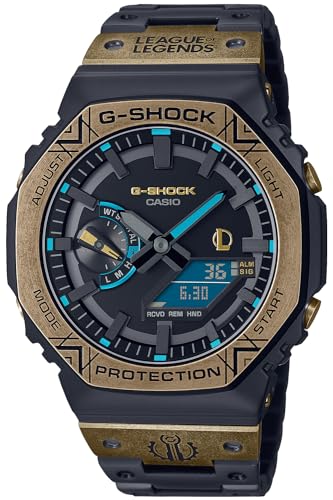 [カシオ] 腕時計 ジーショック 【国内正規品】 LEAGUE OF LEGENDSコラボレーションモデル Bluetooth搭載 フルメタル ソーラー GM-B2100LL-1AJR メンズ ブラック