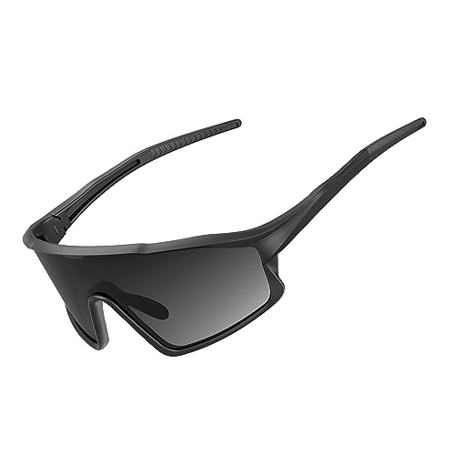 [Dommot] スポーツサングラス 偏光サングラス メンズ UV400紫外線カット 鼻当て調整可能 超軽量 抗衝撃 運転 釣り 自転車 サイクリング ランニング 野球 ランニング ゴルフ 男女兼用 収納袋付き
