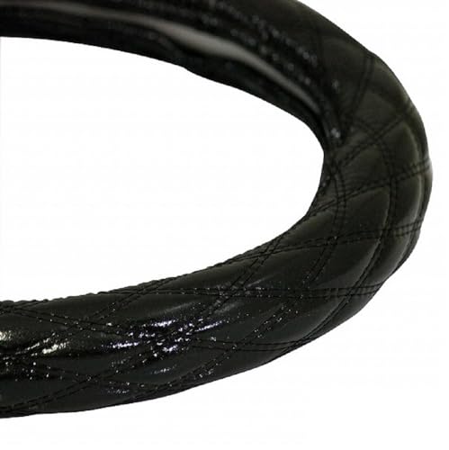 ハンドルカバー Luster(ラスター) ダブルステッチ ラメ ブラック/ブラック 2HS