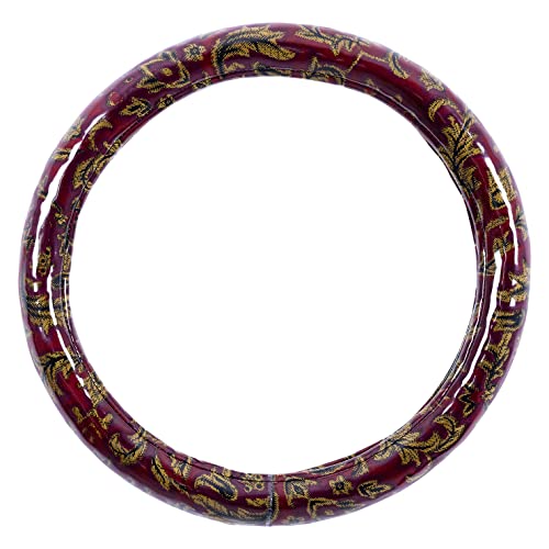 ミヤビ 雅(MIYABI) トラック用品 トラックパーツ トラックインテリア 金華山 極太ハンドルカバー ベルサイユ ワイン 2L(46~46.5cm) HC-VR2LWI