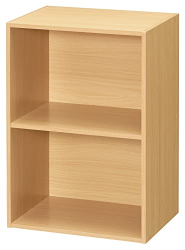 パール金属 収納 インテリア ボックス ケース ラック 棚 2段 ナチュラル T-4 N-7844