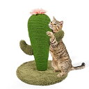 YOUMI 猫 爪研ぎ 爪とぎ ポール 猫つめとぎ スクラッチポール サボテン型 インテリア 安定 頑丈 長持ち 縦置き型 天然麻紐 組み立て簡単