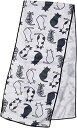 丸和貿易 小江戸 クールタオル 猫の背 20×100cm 4008713-22