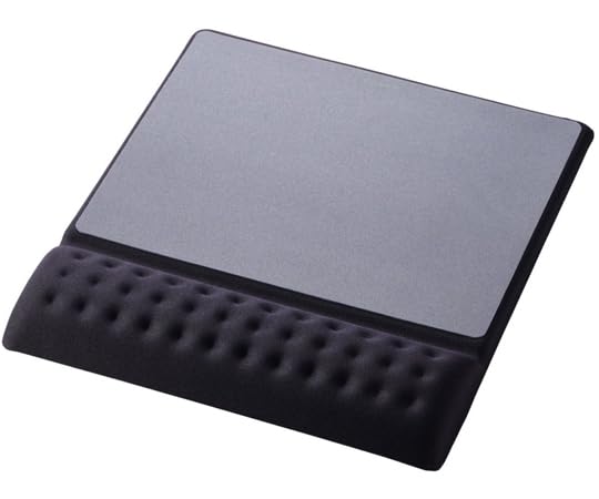 エレコム マウスパッド リストレスト COMFY 軽快 ワイド ブラック MP-CF096WBK