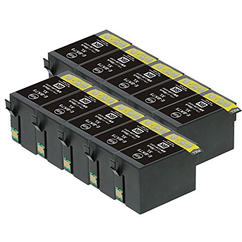 EPSON エプソン IC4CL75 対応 ICBK75 ブラック 互換インクインクカートリッジ 単品10個セット ICチップ付き