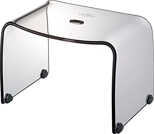 リス 風呂椅子 バスチェアーM クリアグレー 25cm フランクタイム