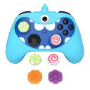 PlayVital Xbox Series X/S コントローラー対応用モノアイモンスター可愛いシリコンカバー、Xbox Coreコントローラー対応用グリップカバー、滑り止め、全面保護、ジョイスティックキャップやステ