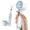 ハンディファン 冷却プレート 【-20℃瞬間冷却 モバイルバッテリー機能】 携帯扇風機 手持ち扇風機 首掛け/卓上/手持ち/腰掛け 強力 大風量 静音 5000mAh大容量 5段階調節 小型 冷却ファン ひ