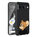 Google Pixel 8 ケース トムとジェリー スマホケース カバー ピクセル8 ケース tpu 耐衝撃 シリコン 衝撃吸収 可愛い (G, Google Pixel 8)