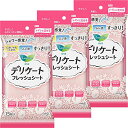 【まとめ買い】ロリエ デリケートフレッシュシート 15枚×3セット(デリケートな肌に)