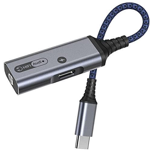 VAVIICLO C ۥѴץ 2in1 USB Type C to 3.5mm ۥѴ PD 60W ®ť...