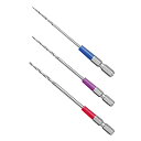 アネックス(ANEX) 下穴錐 ハイス鋼 カラー仕様 3本組(2/2.5/3mm) ACK3-2253【釘やビスの下穴あけなどの作業に】