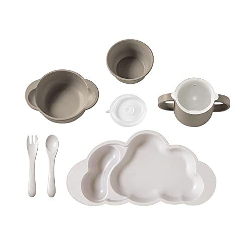 [10mois(ディモワ)]mamamanma(マママンマ)grandeセット トープ 22251006 ブラウン×ホワイト