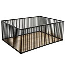Zoifada ペットサークル 犬用 中型犬 大型 173*173*70cm 門構え 折りたたみ ペット メッシュ サークル ケージ ペット用サークル 犬 猫 ...