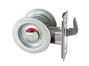 日中製作所 GIA チューブラ鎌錠 表示錠 表示錠 BS51mm 扉厚27-36mm シルバー 121-W-SL