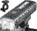 自転車 ライト 防水 【2025年強化版・2300ルーメン高輝度・モバイルバッテリー機能付】 自転車ヘッドライト 充電式 自転車用ライト 防水IPX5 防振 小...