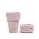 stojo(ストージョ)POCKET CUP 12oz/355ml 折り畳みマイカップ マイタンブラー (CARNATION)