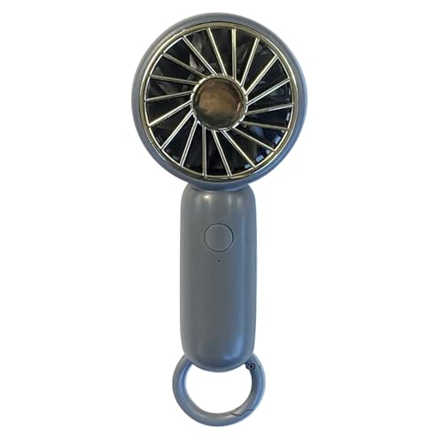 東洋ケース ハンディフックファン 小型 ミニ ポータブル W6 D3 H13cm HF-H3(ダークグレー)