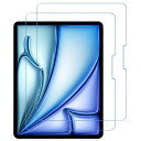 【2枚入り】iPad Pro 11 インチ 2024 ガラスフィルム iPad Pro 第5世代 2024(M4)液晶保護フイルム アイパッド プロ 11 2024用 全面保護 高硬度9H 防指紋 耐衝撃 飛散防止 高透過率 2.5D ラウンドエッジ