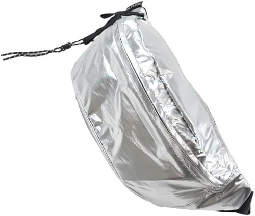 [アルトローズ] シルバー ボディバッグ ウエストバッグ 斜めがけバッグ 斜め掛けバッグ 大容量 大きめ ..