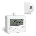 GDT コンセントタイマー 繋いだ家電のW数が分かる ワットメーター付き デジタル タイマー 節電対策 コンセント 1分単位 自動 24時間 ホワイト ギフト ...