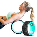 Chirp Wheel XR 指圧ローラー - 背中のリリーフと筋肉のリラックス、ストレス解消と脊椎の快適さ、ターゲットを絞ったトリガーポイントリリース、快適なクッション、フィジカルセラピー用の