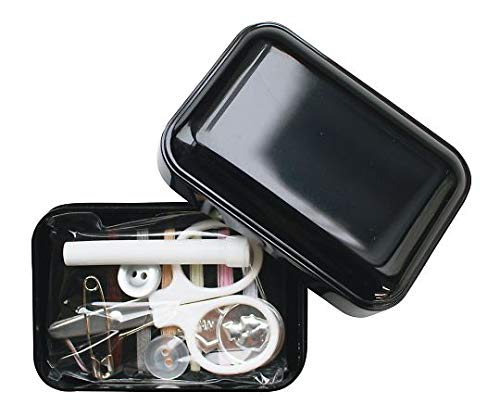 KAWAGUCHI(カワグチ) 手芸用品 ソーイングセット 角型 黒 13-277