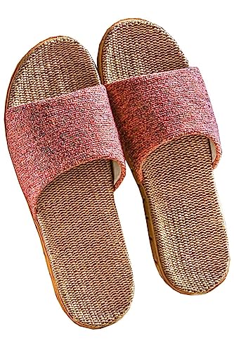 [L.] ルームシューズ 室内 はき心地の良さを追求した麻のサンダル スリッパ 室内履き レディース メンズ