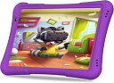 PRITOM プリトム 10インチ キッズタブレット 子ども用 GMS認証 Youtube Kids&Google space Android14 32GB ROM大画面 IPSディスプレイ Bluetooth 6000mAh (パープル)