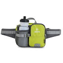 Clakllie ウェストポーチ メンズ 大きい ランニング ウォーキング ジョギング 登山 防水防汗 スマホ ホルダー スポーツ用 薄型軽量 夜間反射 通気性 男女兼用(グリーン-OT02)