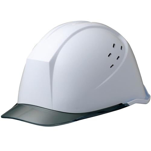 [ミドリ安全] ヘルメット 小サイズ 作業用 PC製 クリアバイザー 通気孔付 LSC11PCLV KP付（αライナー）..