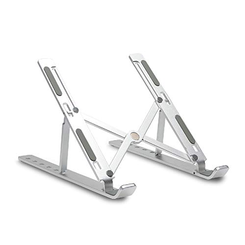 プリンストン UniSerB ノートパソコンスタンド(折畳式/角度・高さ調整/排熱効果/姿勢改善/収納袋付き）..